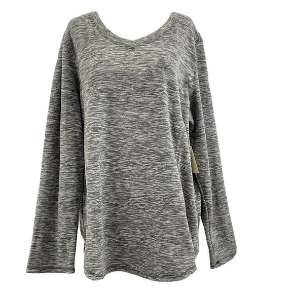 St John’s Bay Active XL Pullover Stretch Vneck Top - Picture 1 of 6